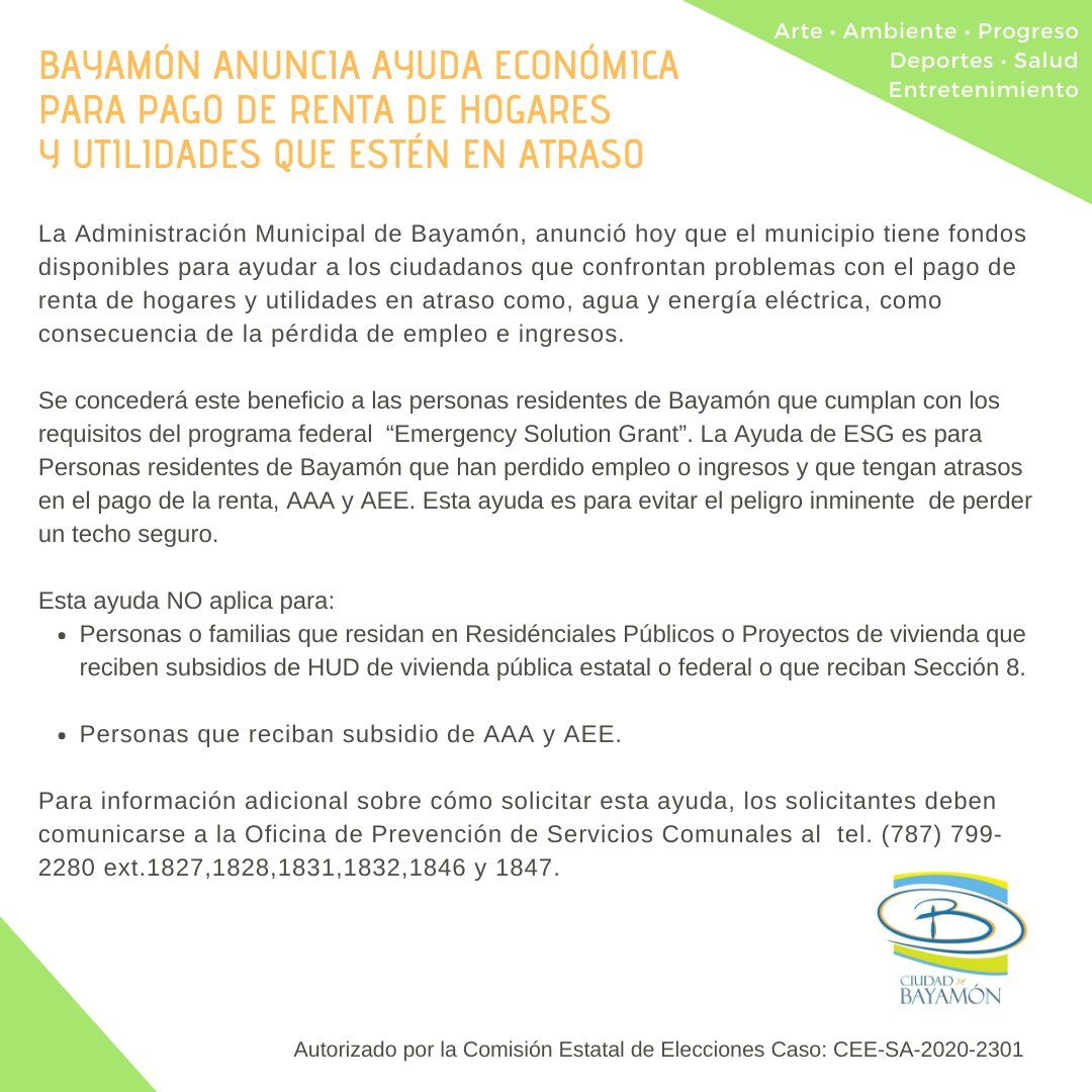 Bayamon - Municipio - problemas con las lineas de telefono ante alto volumen de llamadas - septiembre 17 2020
